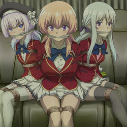This is a pixiv picture whose title is Youzitsu Girls Kidnapped.