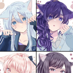 This is a pixiv picture whose title is ニャーゴ.