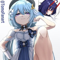 This is a pixiv picture whose title is Cunny ≠ Easy😭.