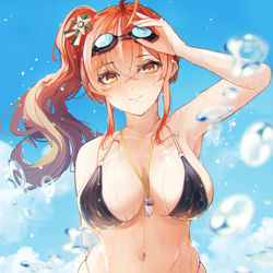 This is a pixiv picture whose title is 水着ザラさん.