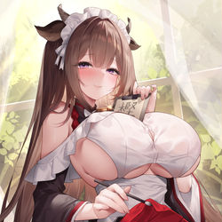 This is a pixiv picture whose title is 樫野メイド.