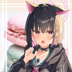 This is a pixiv picture whose title is ニャー.