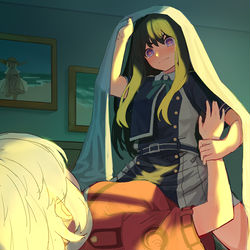 This is a pixiv picture whose title is 今は私の番です.