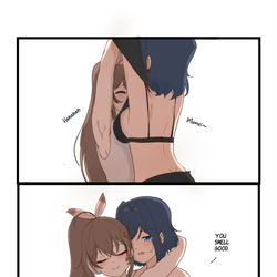 This is a pixiv picture whose title is You smell good.