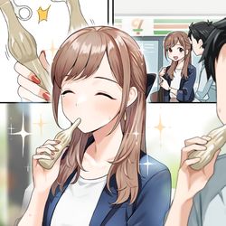 This is a pixiv picture whose title is アイスうま〜.