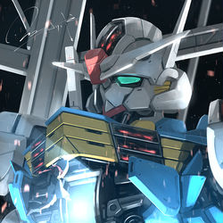 This is a pixiv picture whose title is 水星の魔女.