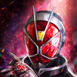 This is a pixiv picture whose title is KAMEN RIDER WIZARD.