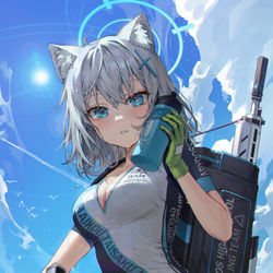 This is a pixiv picture whose title is シロコ.