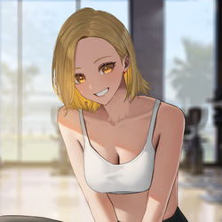 This is a pixiv picture whose title is 「もう無理？まだいけるでしょ？」.