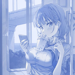 This is a pixiv picture whose title is 月曜日のたわわ ~ I.