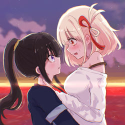 This is a pixiv picture whose title is 「映画みたいなロマンス、諦めてましたよね？」.
