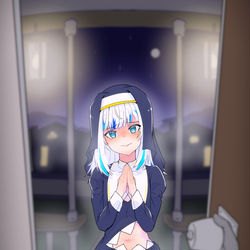This is a pixiv picture whose title is #holoctober Day 1 🎃✝🦈.