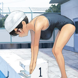 This is a pixiv picture whose title is ガキ巨乳⑭.