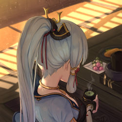 This is a pixiv picture whose title is お茶.
