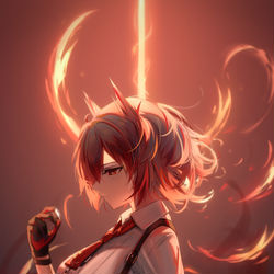 This is a pixiv picture whose title is 菲亚梅塔的大卢恩.