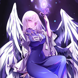This is a pixiv picture whose title is 死の天使.