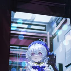 This is a pixiv picture whose title is 水月.