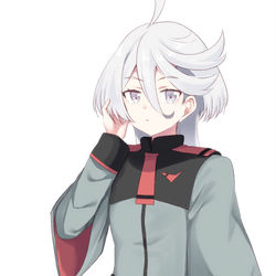 This is a pixiv picture whose title is 水星の魔女見た.