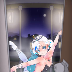 This is a pixiv picture whose title is #holoctober Day 3 🎃🦈.
