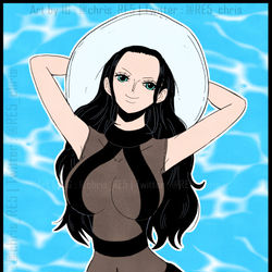 This is a pixiv picture whose title is ニコ・ロビン.