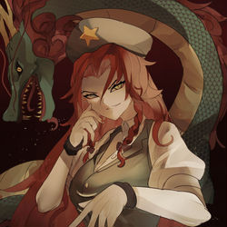 This is a pixiv picture whose title is dragon style.