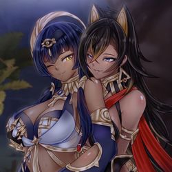 This is a pixiv picture whose title is Nightfall of Aaru.