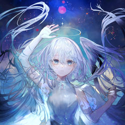 This is a pixiv picture whose title is Angel of star.