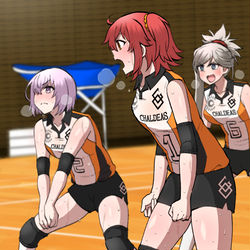 This is a pixiv picture whose title is カルデア女子バレー部.