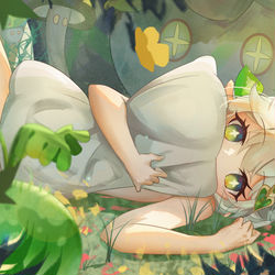 This is a pixiv picture whose title is 是小草神哦！.