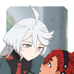 This is a pixiv picture whose title is ❤️😊.