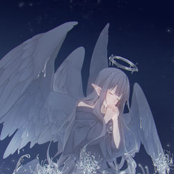 This is a pixiv picture whose title is 水の彼岸花.