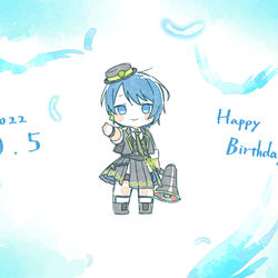 This is a pixiv picture whose title is 遥ﾁｬﾝハピバ！！！！！.