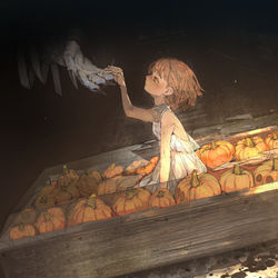 This is a pixiv picture whose title is 地の底でおはよう.