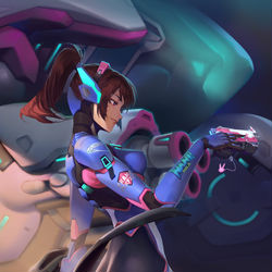 This is a pixiv picture whose title is d.va归来.
