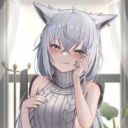 This is a pixiv picture whose title is セーター🦊.