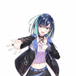 This is a pixiv picture whose title is Vtuber葵空かのんデビュー.