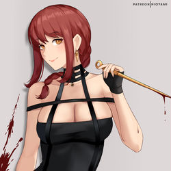 This is a pixiv picture whose title is Makima.