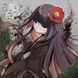 This is a pixiv picture whose title is 駒姫.