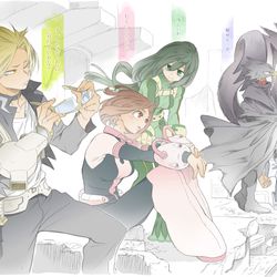 This is a pixiv picture whose title is 【ヒロアカ】上鳴電気たちの思うこと。+オマケ.