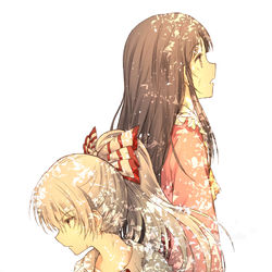 This is a pixiv picture whose title is 二人.