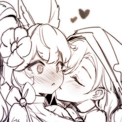 This is a pixiv picture whose title is [가디언테일즈] 잘했어요, 우리 메이릴..