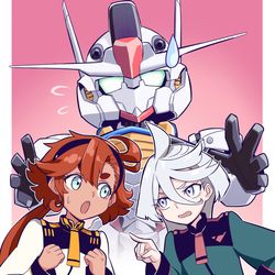 This is a pixiv picture whose title is 水星の魔女.