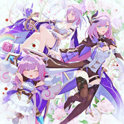 This is a pixiv picture whose title is 【崩壊3rd MMD】エリシアさん その１４.