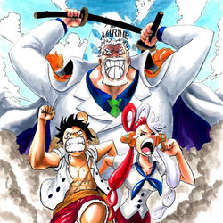 This is a pixiv picture whose title is 海兵ルウタという概念.