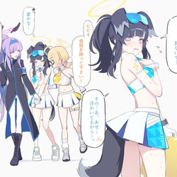 This is a pixiv picture whose title is ブルアカ エンジニア部 2次創作 途中でポシャッたマンガと小ネタ.