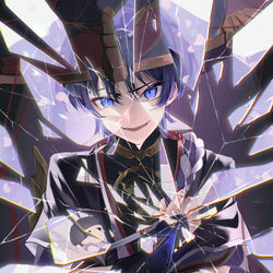 This is a pixiv picture whose title is 国崩.