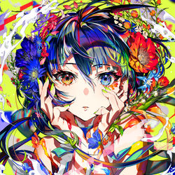 This is a pixiv picture whose title is VISIONS.