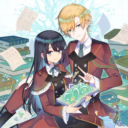 This is a pixiv picture whose title is 婚約者が浮気相手と駆け落ちしました。～.