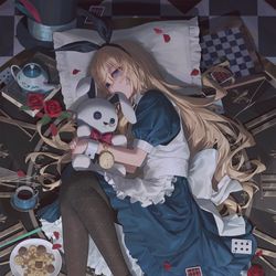 This is a pixiv picture whose title is ALICE.