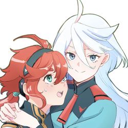 This is a pixiv picture whose title is 水星の魔女.